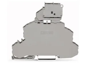 Двухуровневый клеммный блок с предохранителем WAGO 2002-2611, 4 pin, 0.25мм²-4.0мм², 250В, 6.3А, (1 шт)