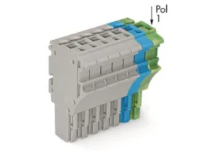Внутренний разъём WAGO 2022-107/000-038, 7 pin, 0.75мм²-4.0мм², 690В, 24А, CS: 5.2мм, (1 шт)