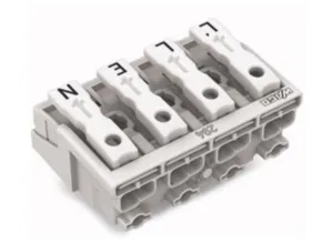 Клемма подключения к сети WAGO 294-4094/4025-000, 4 pin, 0.5мм²-2.5мм², 24А, (1 шт)