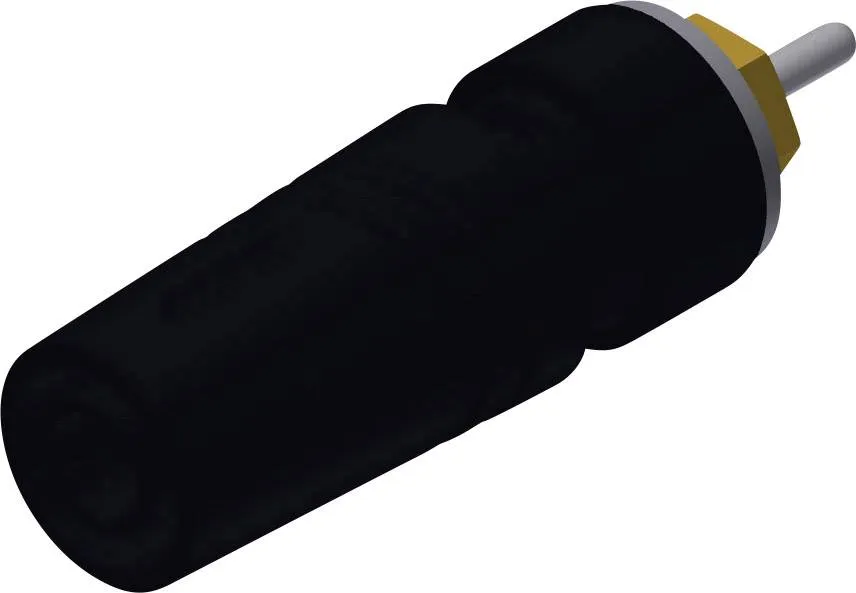 972360700, SKS-HIRSCHMANN SAB 2630 S1,9 Au - Лабораторное гнездо, Ø-контакта: 4 мм, черный : 1 шт.