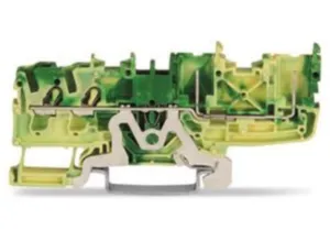 Клемма заземления WAGO 2022-1407/999-953, 1 pin, 0.75мм²-4.0мм², 690В, 24А, (1 шт)