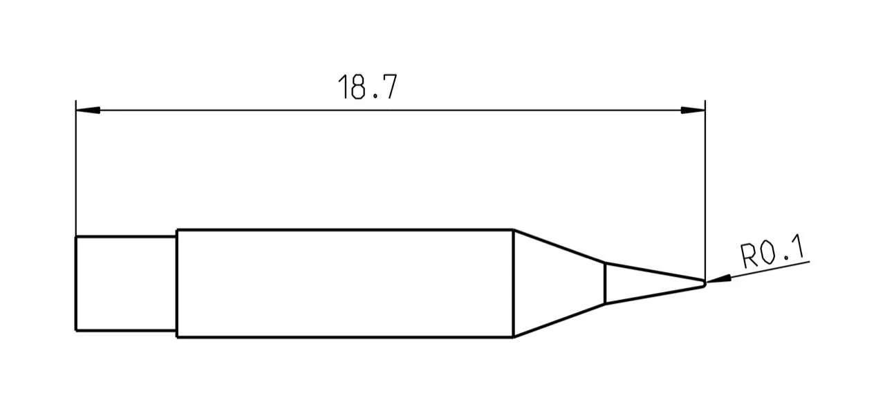 Паяльное жало Weller T0050100199 RTM 002 C L MS