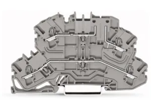 Двухуровневый клеммный блок WAGO 2002-2661, 3 pin, 0.25мм²-4.0мм², 400В, 16А, (1 шт)