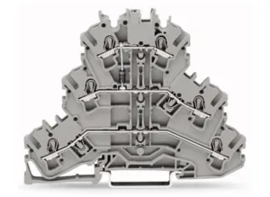 Трехуровневая диодная клемма WAGO 2002-3211/1000-411, 3 pin, 0.75мм²-4.0мм², 250В, 0.5А, (1 шт)