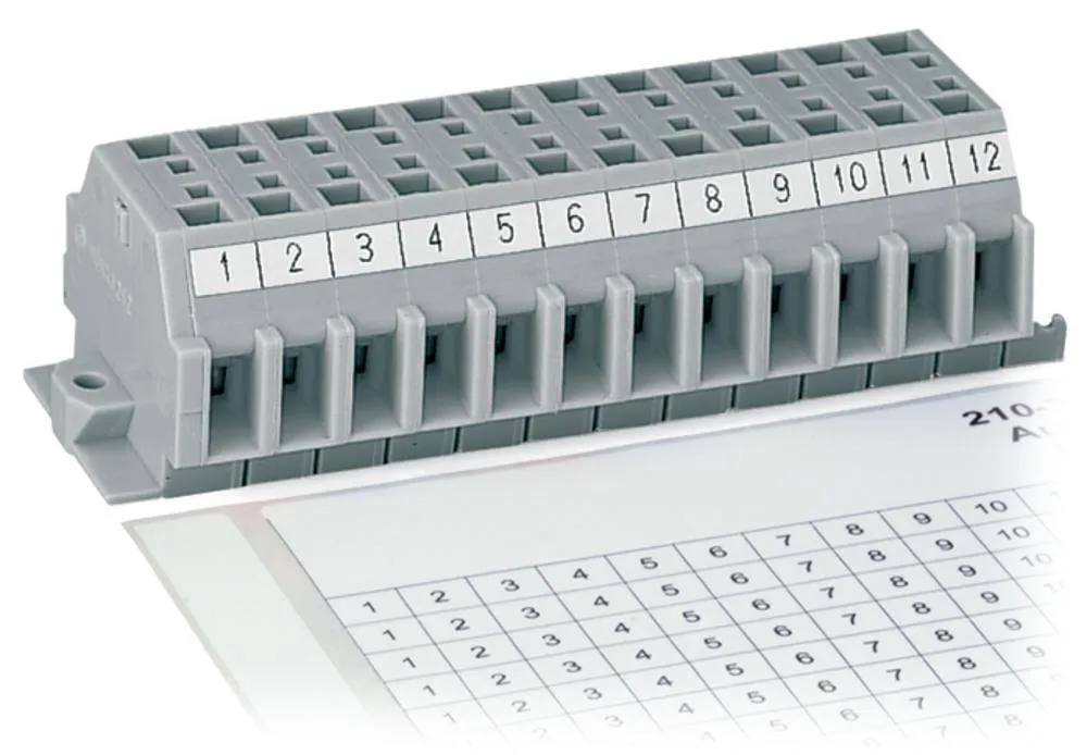 Лента для маркировки (самоклеящаяся) WAGO 210-333/600-103, Оттиск: 1 - 12, (1 шт)