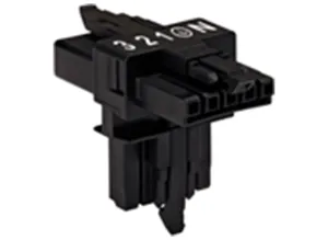 T-распределитель WAGO 890-627, 4 pin, 400В, 16А, (1 шт)