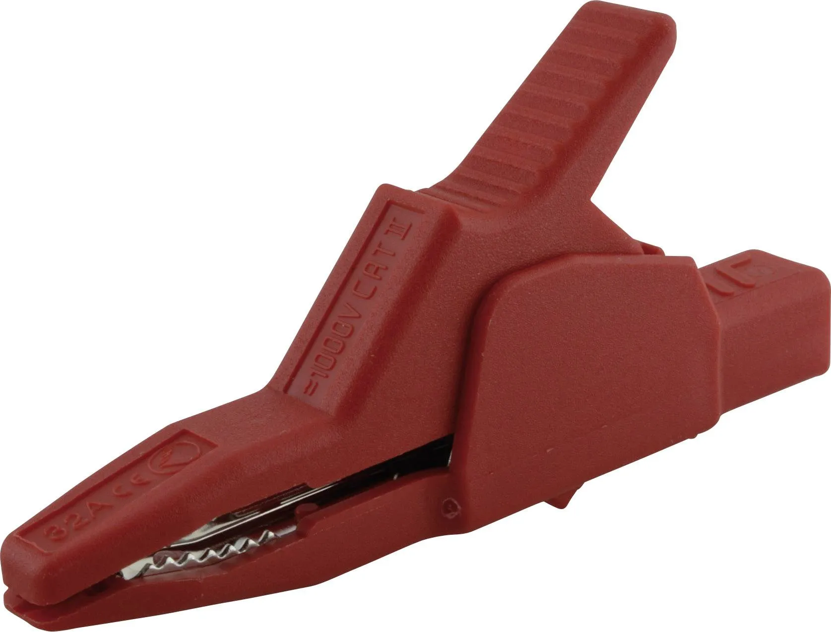 Захват "крокодил" SKS Hirschmann AK 2 B 2540 I, 1000 В, 34 A, 85 мм, красный : 1 шт.