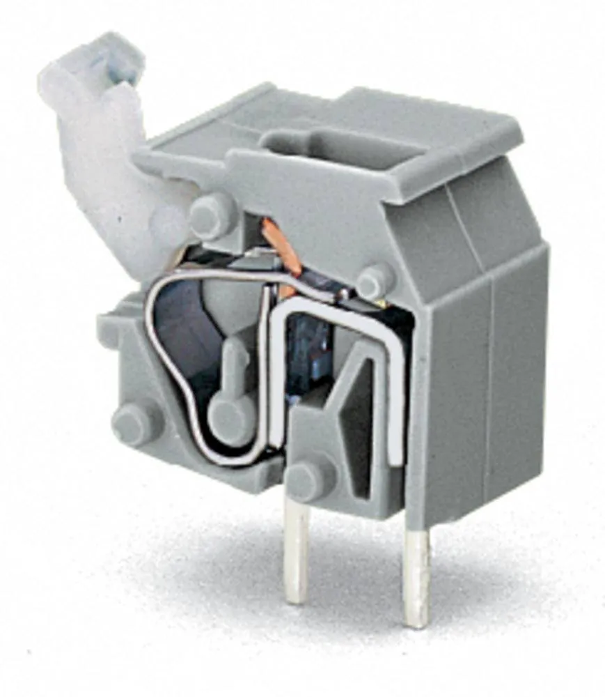 Быстроразъемная клемма WAGO 255-601, 1 pin, 0.08мм² - 2.50мм², 1000В, CS: 10мм;10.16мм, (300 шт)