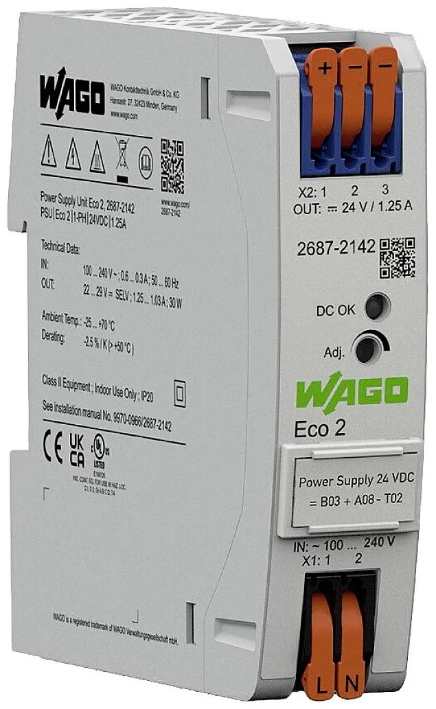 Корпус блока питания WAGO 2687-2142 
