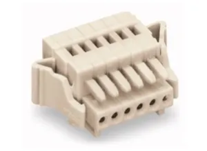 Гнездовой разъем WAGO 733-108/037-000, 8 pin, 160В, 6А, CS: 2.5мм, (1 шт)
