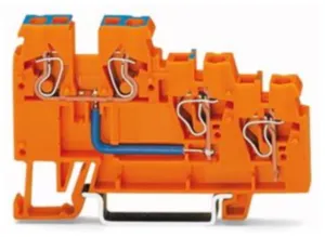 Клемма питания инициатора WAGO 270-564, 2 pin, 0.08мм²-2.5мм², 250В, 18А, (1 шт)