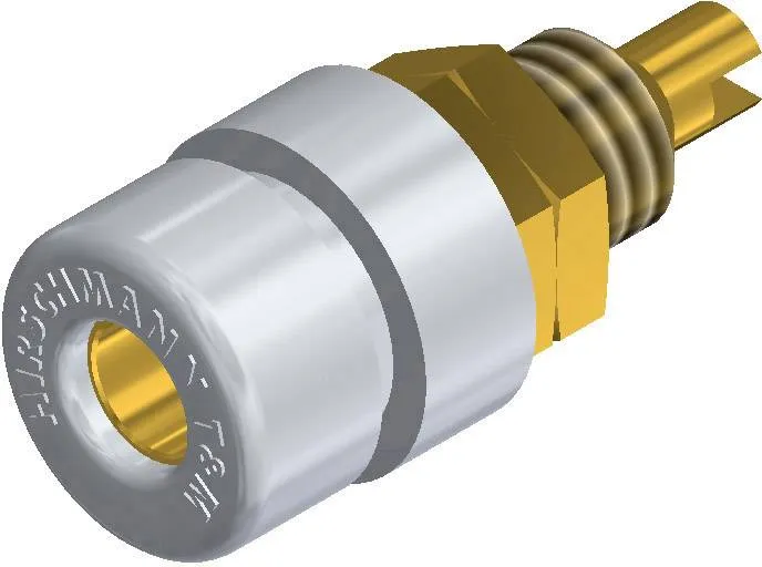 930166701, SKS-HIRSCHMANN BIL 30 Au - Лабораторное гнездо, Ø-контакта: 4 мм, белый : 1 шт.