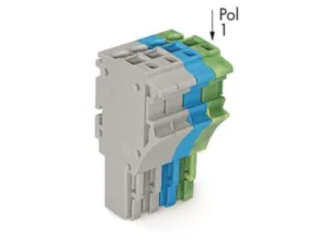 Внутренний разъём WAGO 2022-104/000-038/999-953, 4 pin, 0.75мм²-4.0мм², 690В, 24А, CS: 5.2мм, (1 шт)
