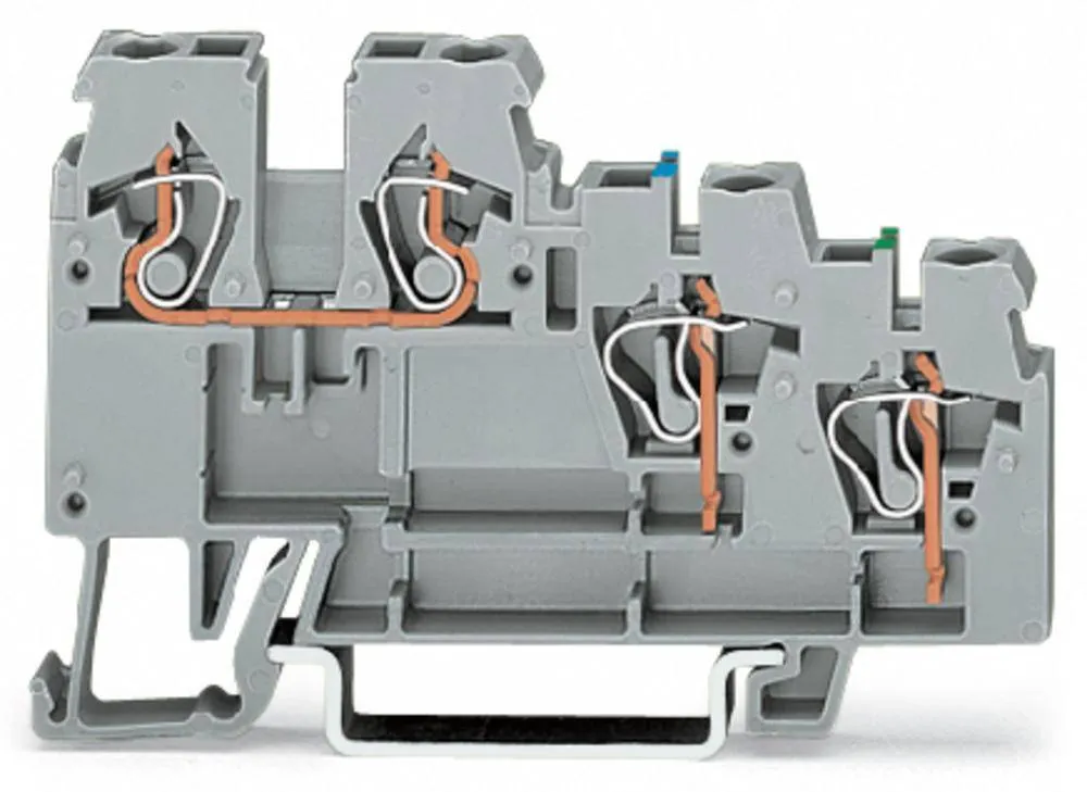 Клемма привода WAGO 270-572, 4 pin, 0.08мм² - 2.50мм², 250В, 18А, конф: L, (50 шт)