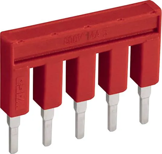 Перемычка WAGO 2000-406/000-005, 6 pin, 14А, (100 шт)