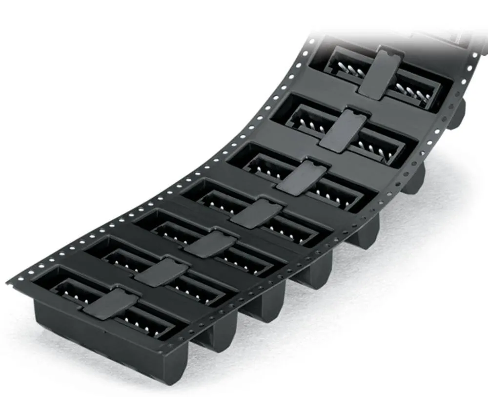 Штифтовая планка WAGO 734-238/105-604/997-407, 8 pin, 160В, 10А, CS: 3.81мм, (200 шт)
