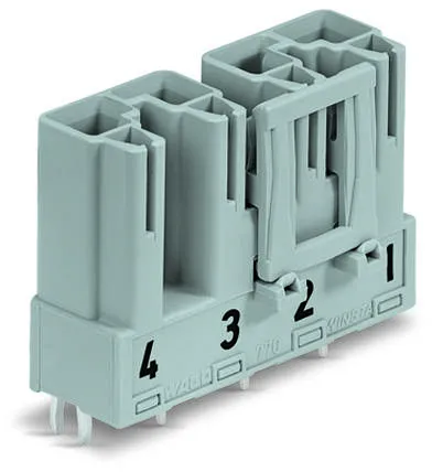 Разъем питания сети WAGO 770-874/073-000, 4 pin, 400В, 25А, (50 шт)