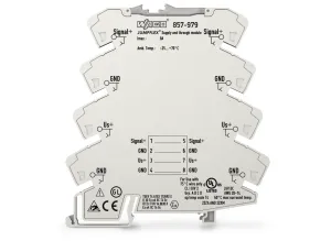 Проходная клемма WAGO 857-979, 0.08мм²-2.5мм², 33В, 8А, (1 шт)