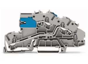 Многоуровневая монтажная клеммная колодка WAGO 2003-7640, 2 pin, 0.25мм²-2.5мм², 250В, 32А, (1 шт)