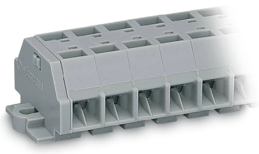 Клеммная колодка WAGO 260-254, 16 pin, 0.08мм² - 1.50мм², 400В, 18А, конф: L, (100 шт)