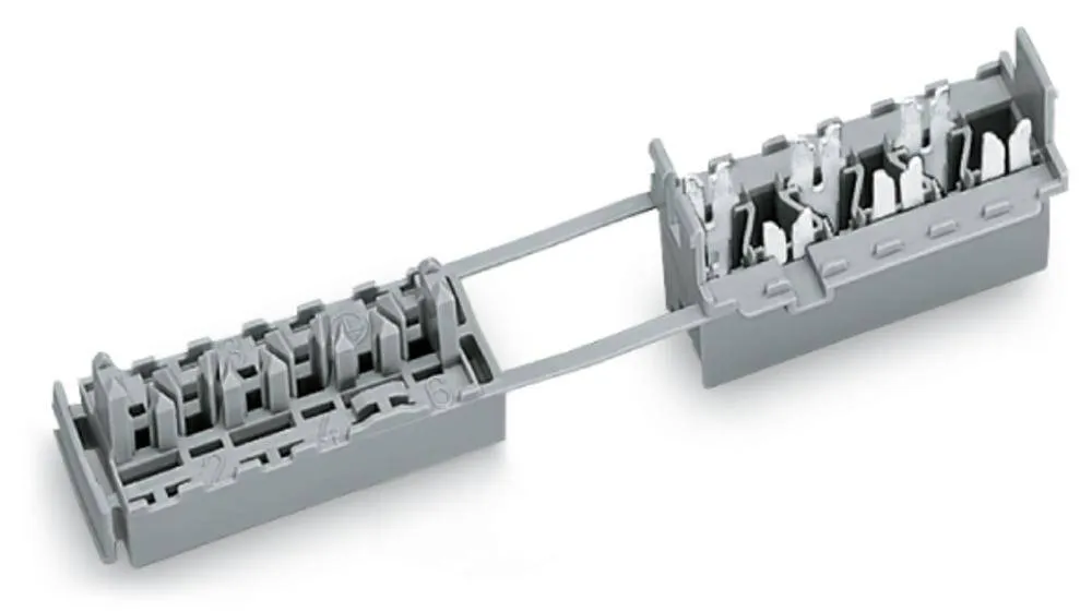 Клеммник WAGO 730-106, 6 pin, 0.75мм² - 1.5мм², 400В, 6А, (50 шт)