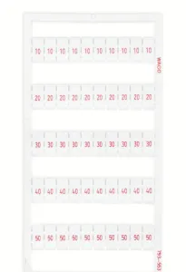 Маркерная карта WAGO 793-553, (1 шт)