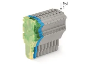Внутренний разъём WAGO 2020-109/000-039, 9 pin, 0.5мм²-1.5мм², 500В, 13.5А, CS: 3.5мм, (1 шт)