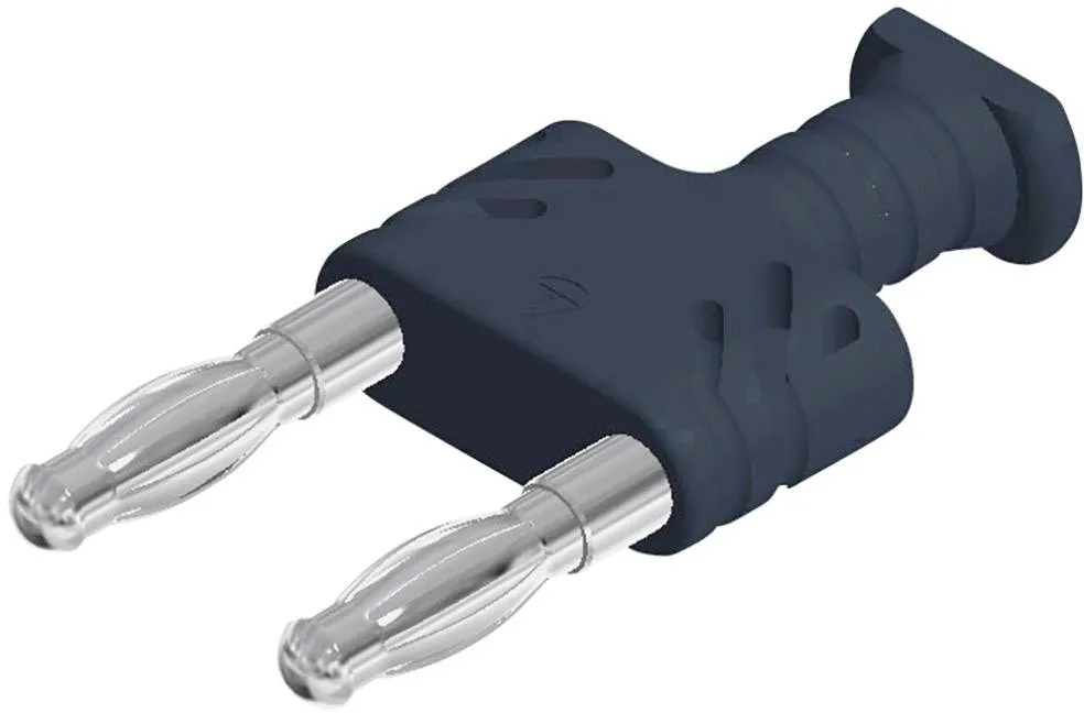 Короткозамыкающая перемычка SKS Hirschmann 972265100, KST WS 14/4, Ø 4мм, 60В, 32А, частично изолированный, черный, (1 шт)