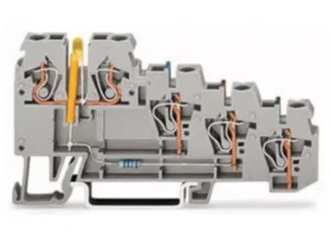 Клеммная колодка датчика WAGO 270-570/281-507, 4 pin, 0.08мм²-2.5мм², 24В, 18А, (1 шт)