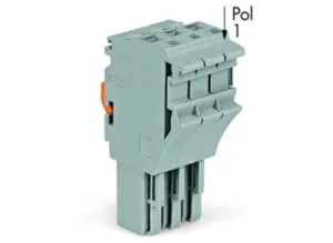 Внутренний разъём WAGO 2022-102/999-953, 2 pin, 0.75мм²-4.0мм², 690В, 24А, CS: 5.2мм, (1 шт)