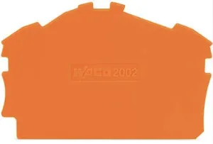 Торцевая/разделительная пластина WAGO 2002-6392, (1 шт)