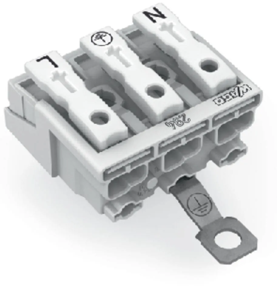 Разъем питания сети WAGO 294-4453, 3 pin, 0.5мм² - 1.5мм², 24А, (500 шт)