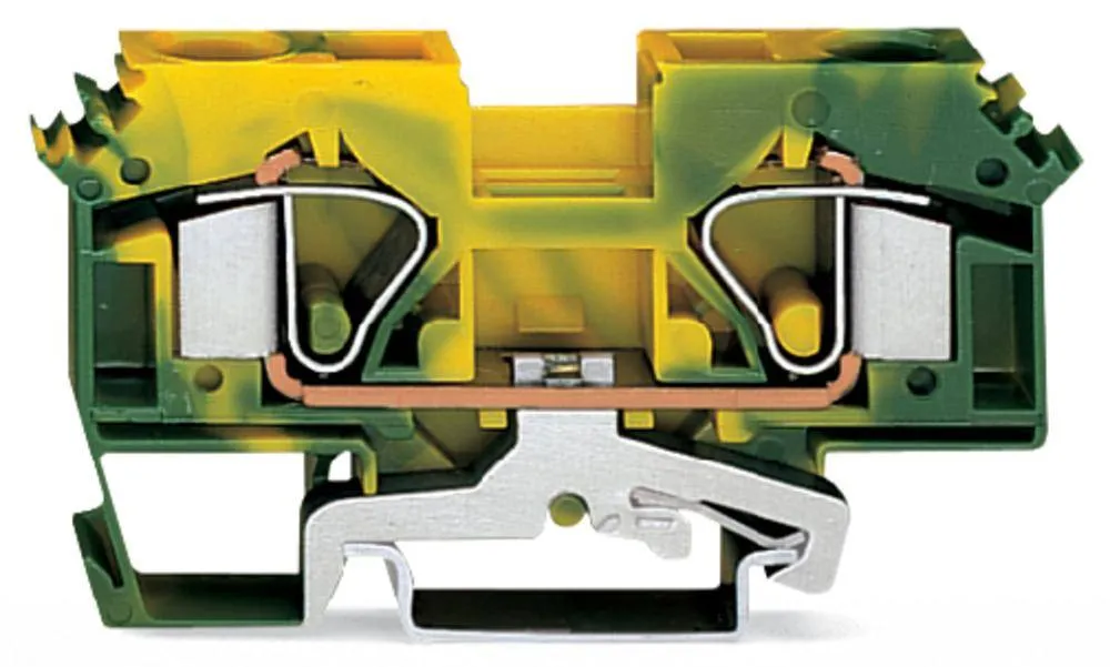 PG клемма WAGO 283-607, 2 pin, 0.20мм² - 16мм², конф: Terre, (25 шт)