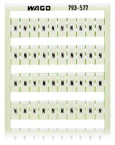 Маркерная карта WAGO 793-577, (1 шт)