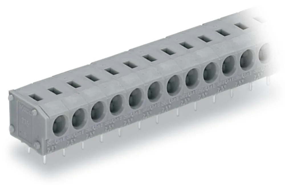 Быстроразъемная клемма WAGO 235-409, 9 pin, 0.25мм² - 2.50мм², 320В, 24А, CS: 5мм;5.08мм, (100 шт)