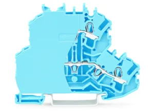 Двухуровневый клеммный блок WAGO 2002-2204/099-000, 2 pin, 0.25мм²-4.0мм², 800В, 24А, (1 шт)