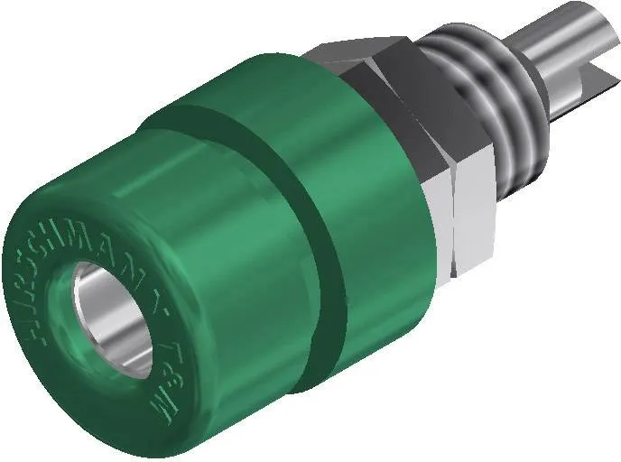 930166104, SKS-HIRSCHMANN BIL 30 - Лабораторное гнездо, Ø-контакта: 4 мм, зеленый : 1 шт.