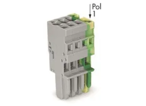 Внутренний разъём WAGO 769-104/000-036, 4 pin, 0.08мм²-4.0мм², 500В, 32А, CS: 5мм, (1 шт)