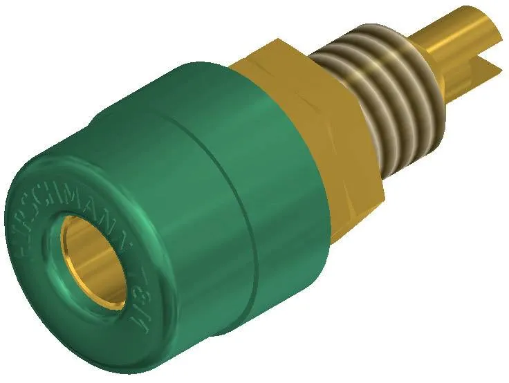 930176704, SKS-HIRSCHMANN BIL 20 Au - Лабораторное гнездо, Ø-контакта: 4 мм, зеленый : 1 шт.