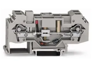 Клемма отключения заземляющего проводника WAGO 282-141, 2 pin, 0.2мм²-6.0мм², 24В, (1 шт)