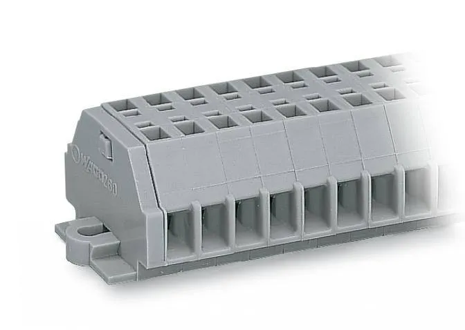 Клеммная колодка WAGO 260-102, 4 pin, 0.08мм² - 1.50мм², 400В, 18А, конф: L, (100 шт)