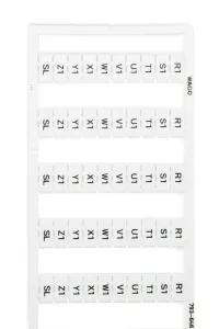Маркерная карта WAGO 793-646, (1 шт)