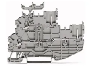 Двухуровневая клемма WAGO 2020-2233, 2 pin, 0.14мм²-1.5мм², 500В, 13.5А, (1 шт)
