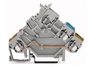 Клемма привода WAGO 280-562/281-434, 2 pin, 0.08мм²-2.5мм², 24В, 20А, (1 шт)