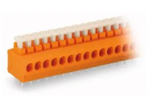 Клемма печатной платы WAGO 235-107, 7 pin, 0.5мм²-1.5мм², 320В, 17.5А, CS: 3.81мм, (1 шт)