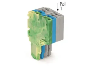 Внутренний разъём WAGO 2020-204/000-039, 4 pin, 0.5мм²-1.5мм², 500В, 13.5А, CS: 3.5мм, (1 шт)