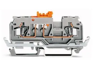 Клеммная колодка с размыкателем WAGO 280-871, 2 pin, 0.08мм²-2.5мм², 250В, 16А, (1 шт)
