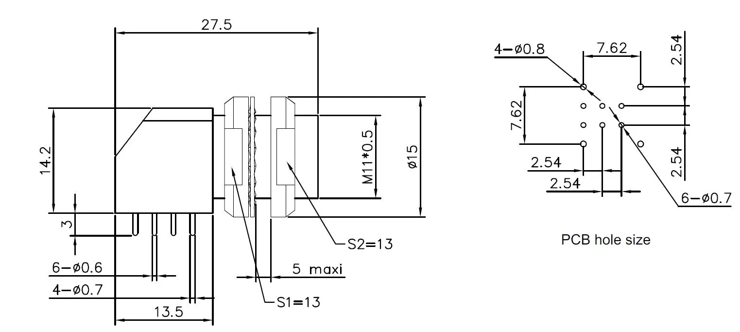 Разъем Weillen WLES13-7302-0008 (Аналог LEMO EXG.0B.304HLN)