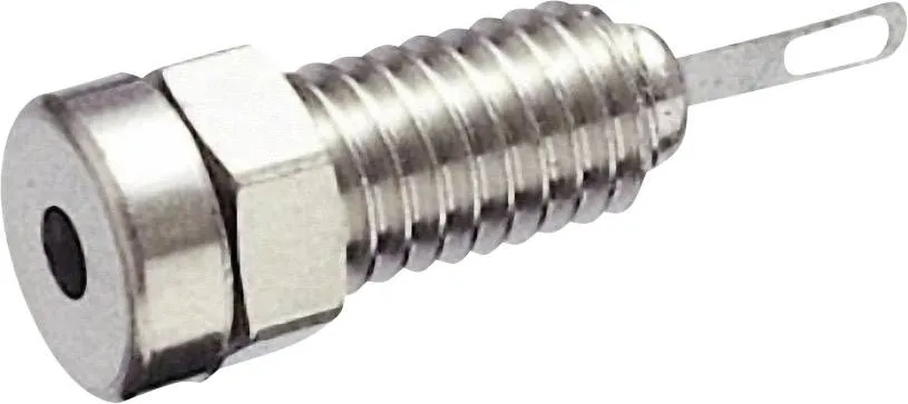 935980165, SKS-HIRSCHMANN MBU 1 - Лабораторное гнездо, Ø-контакта: 2 мм, серебристый : 1 шт.