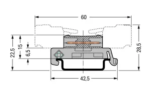 Двойной контактный разъем WAGO 232-518/007-000, 18 pin, 320В, 12А, CS: 5мм, (1 шт)